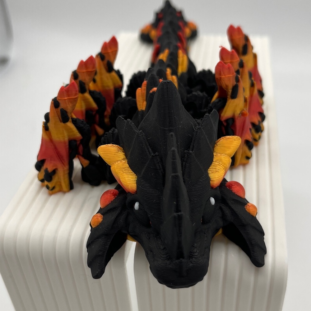 3D printed Lava Dredger 9” Fidget Toy Fun Collectible Stress Re…